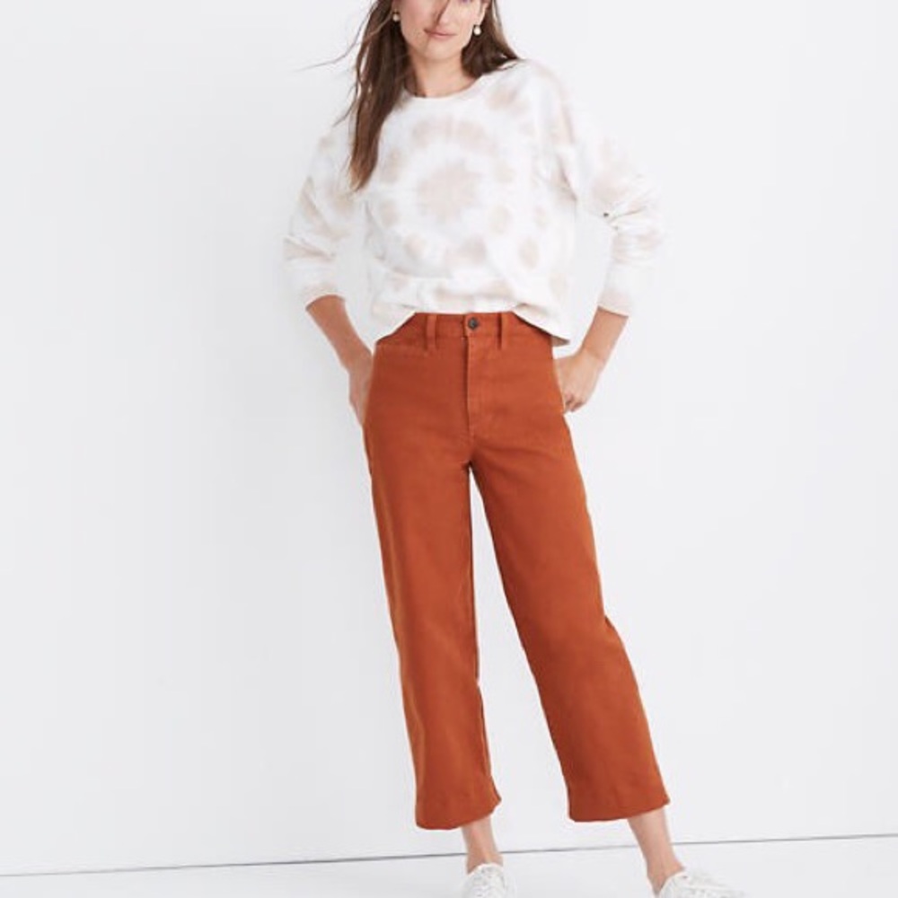 Madewell Slim Emmett Wide-Leg Crop